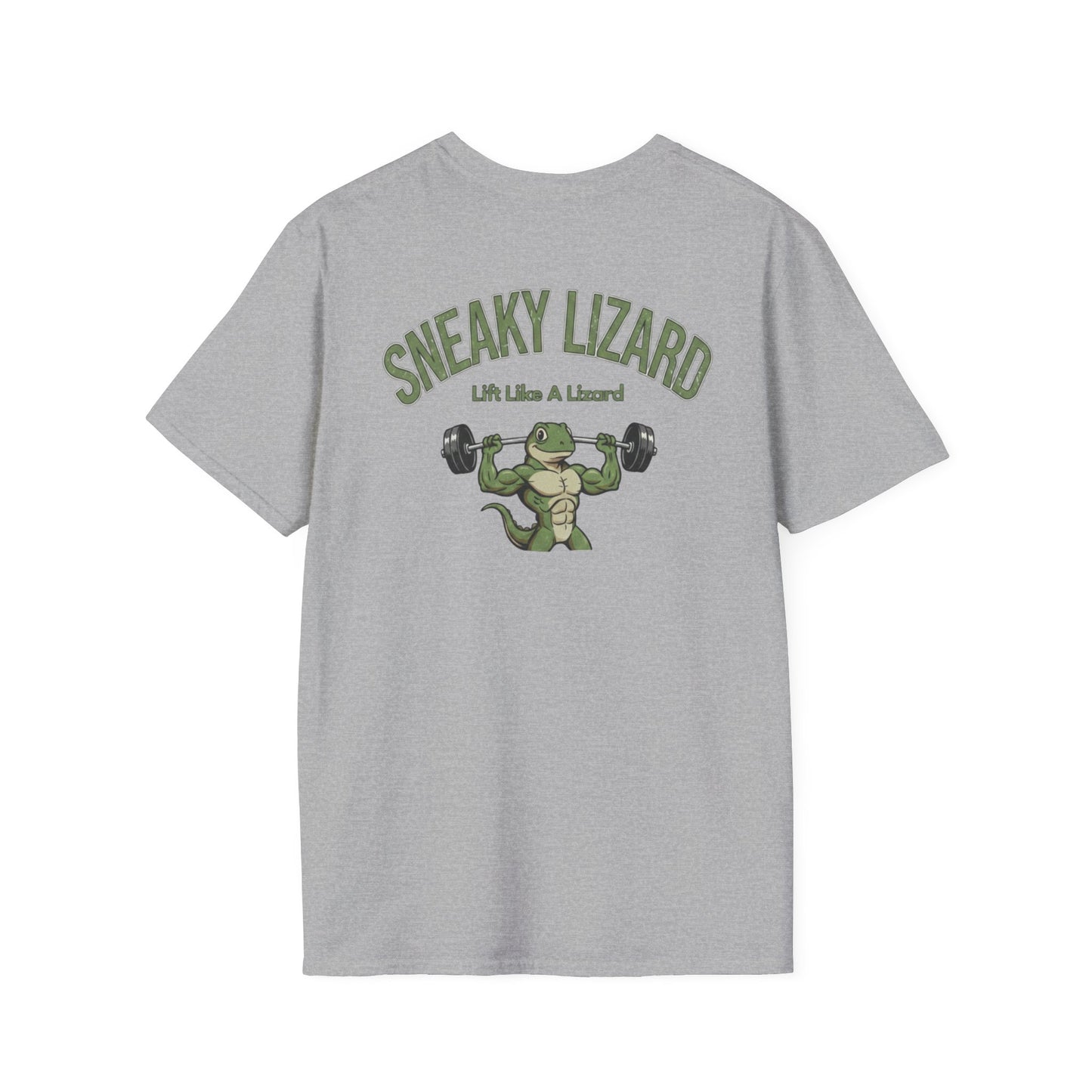 Sneaky Lizard Active T-Shirt — "Lift Like A Lizard" Gym Tee
