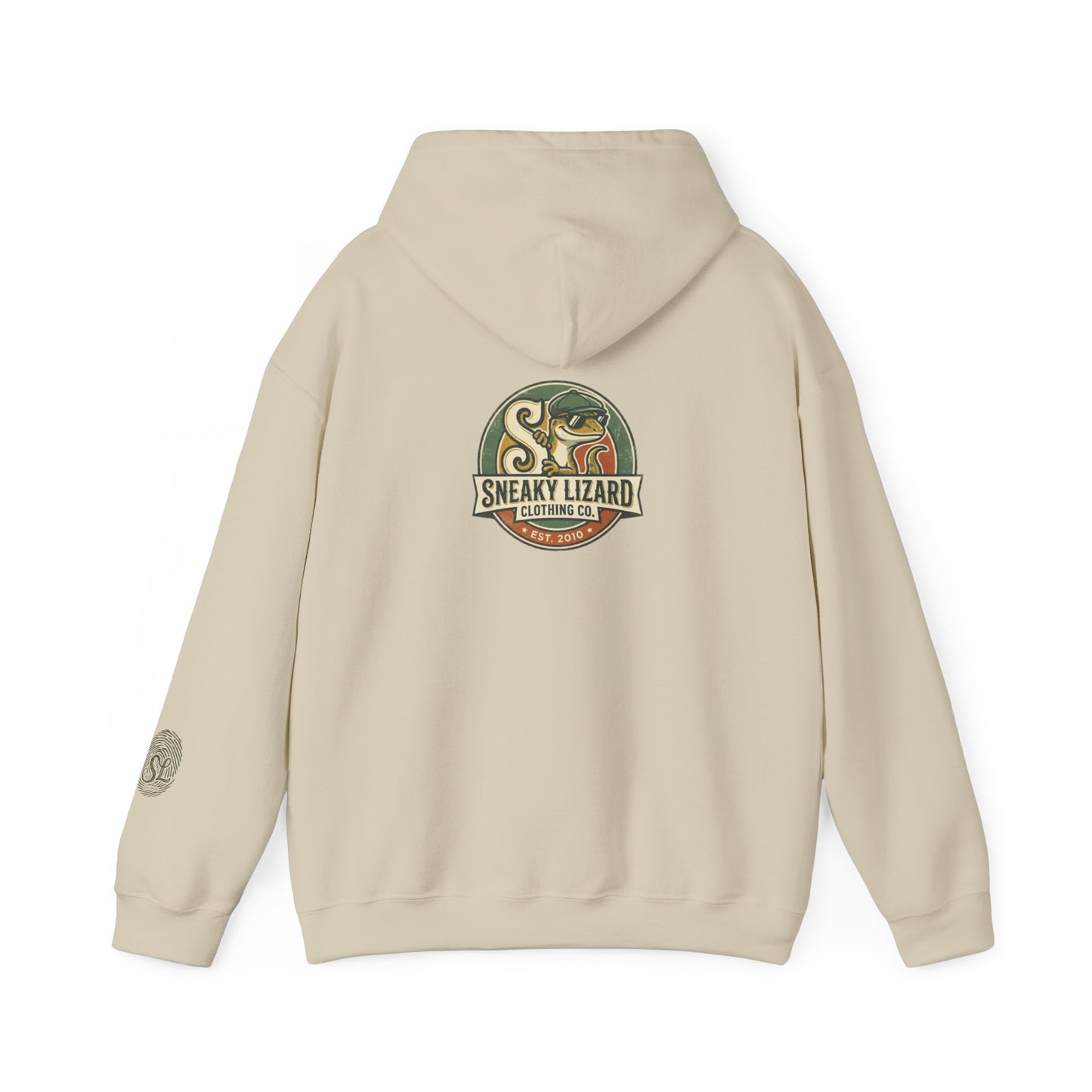 Sneaky Lizard Apparels Vintage Heritage Hoodie | Premium Graphic Fleece