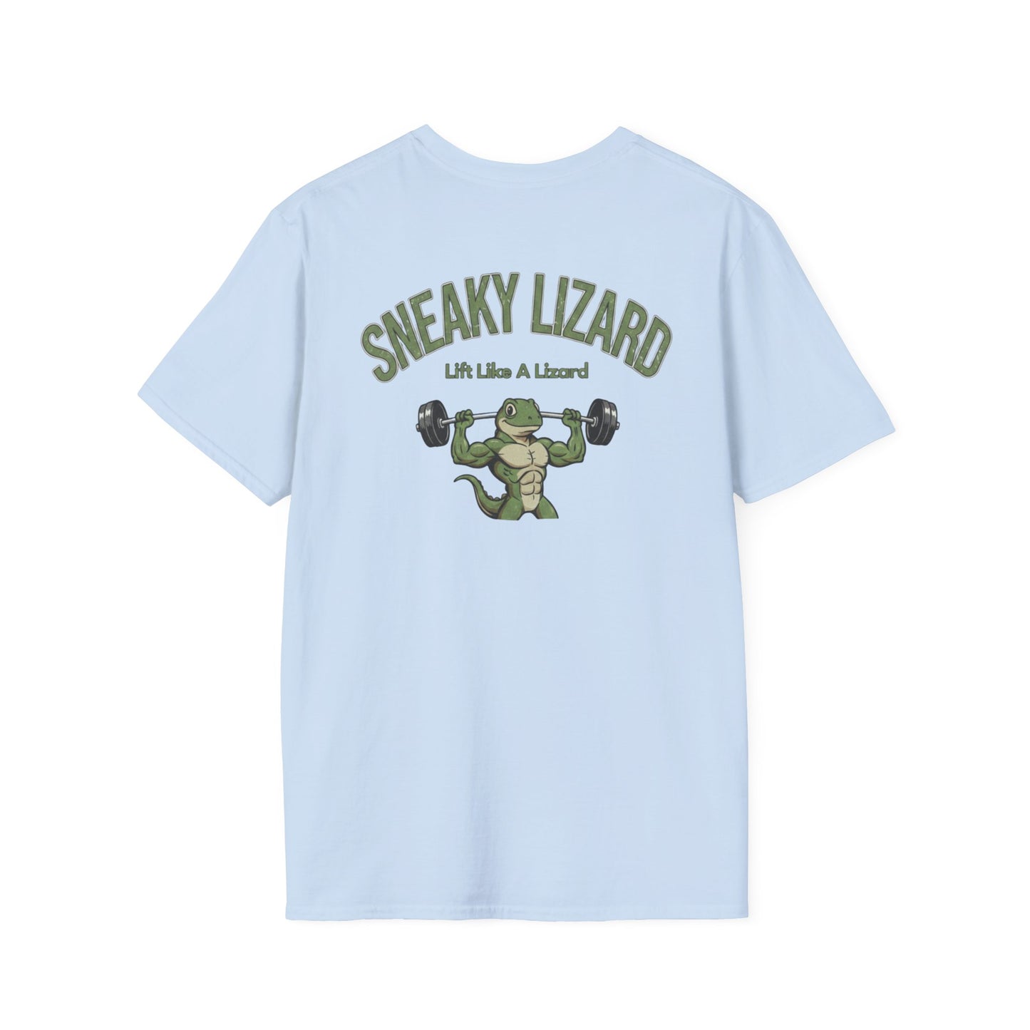 Sneaky Lizard Active T-Shirt — "Lift Like A Lizard" Gym Tee
