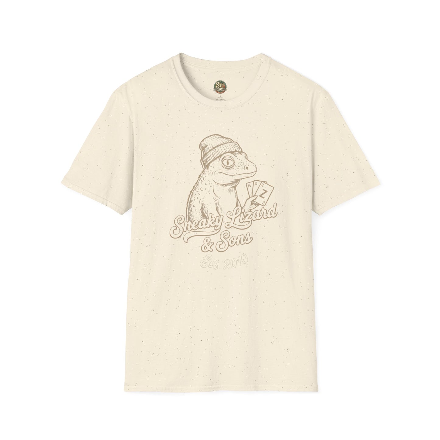 Sneaky Lizard & Sons Family Heritage Tee | Vintage Poker Lizard Graphic