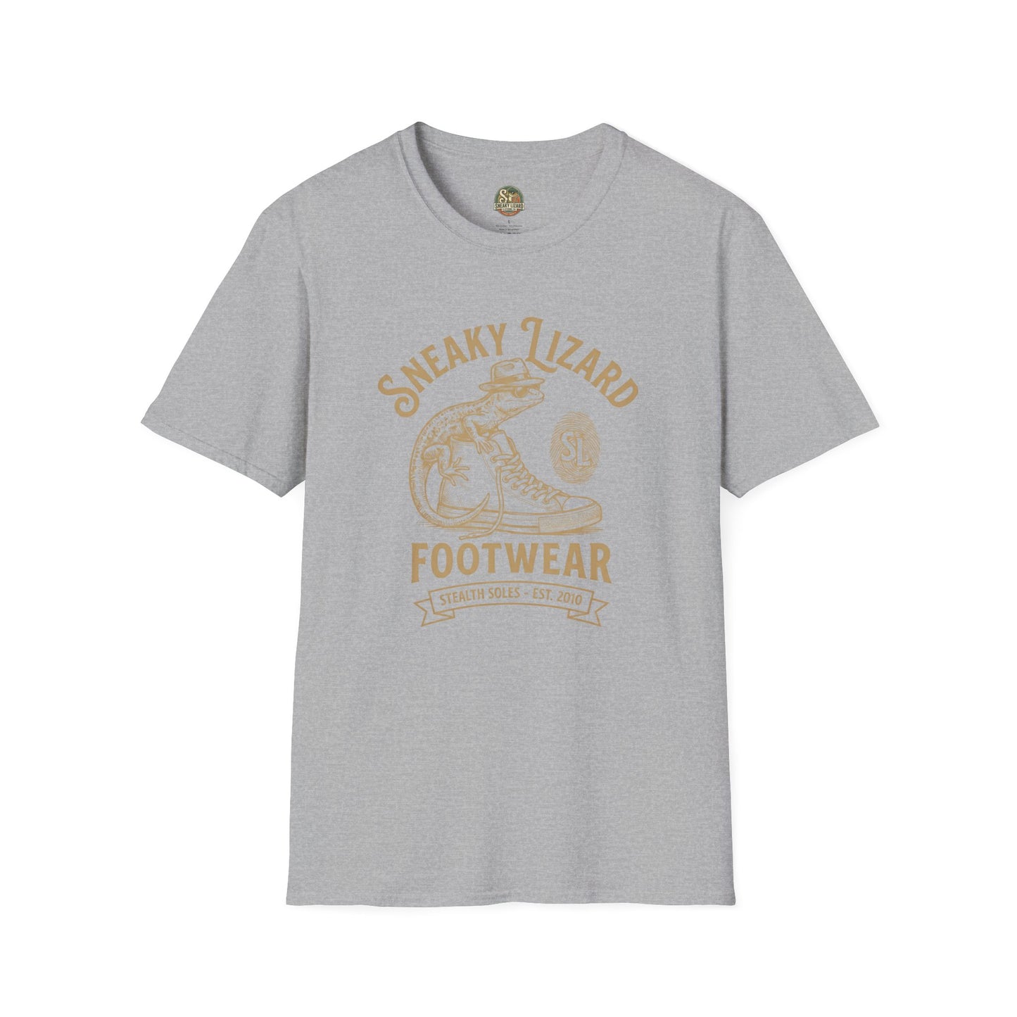 Sneaky Lizard Legendary Soles T-shirt | Vintage Workshop Graphic Shirt