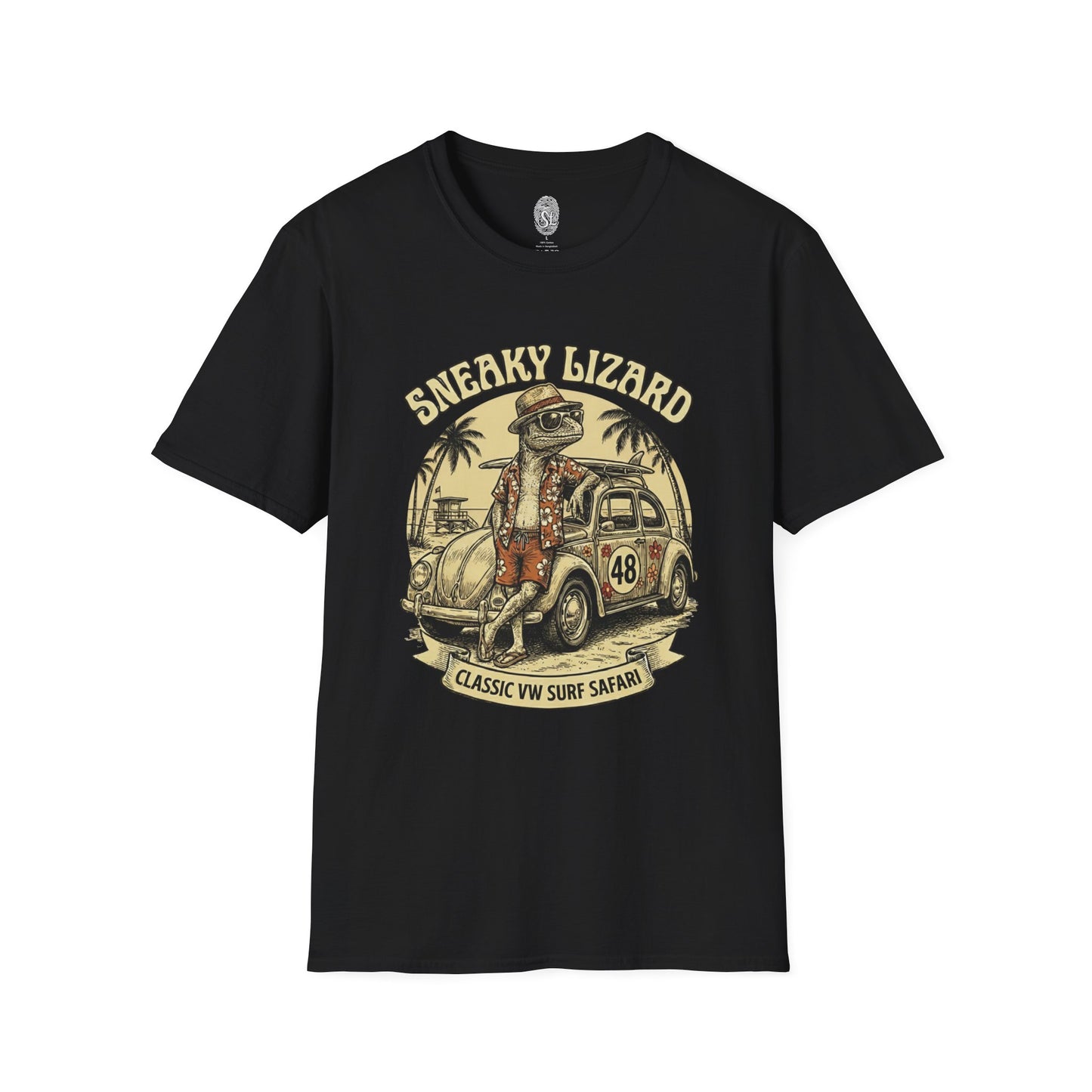 Sneaky Lizard Classic Surf Safari T-Shirt