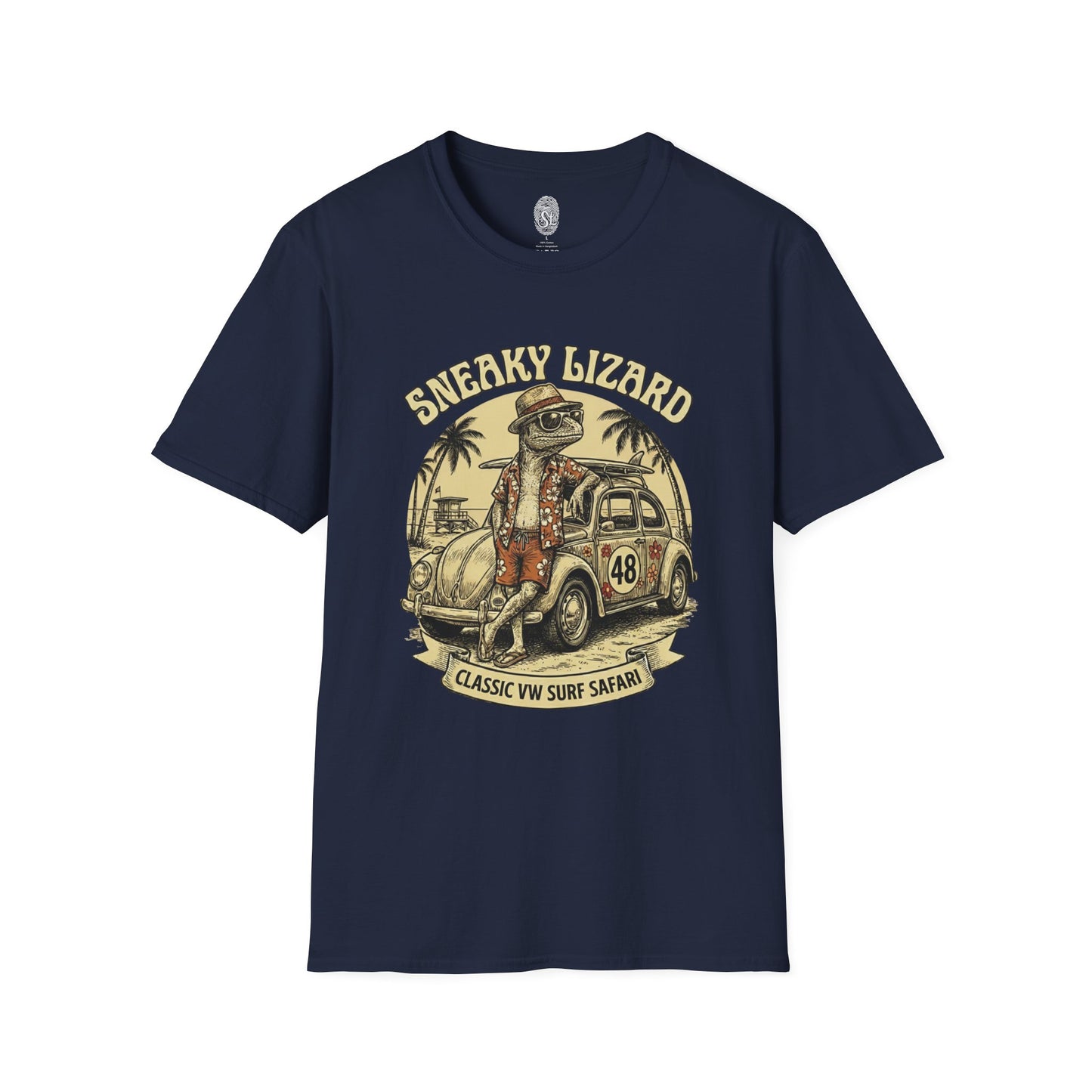 Sneaky Lizard Classic Surf Safari T-Shirt