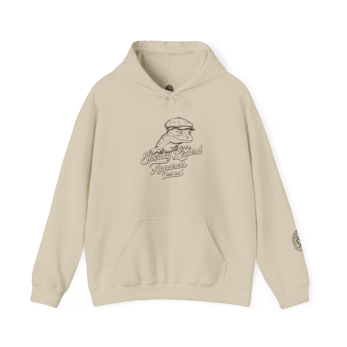 Sneaky Lizard Apparels Vintage Heritage Hoodie | Premium Graphic Fleece