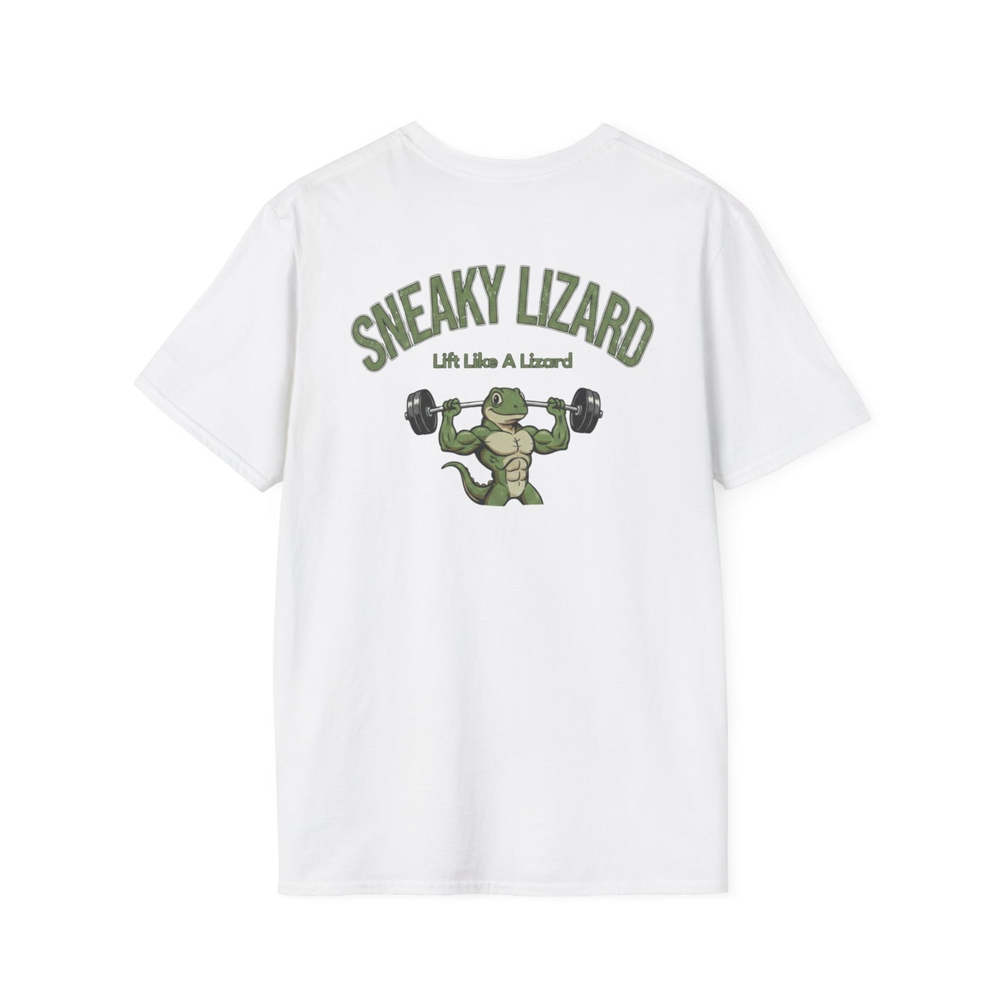 Sneaky Lizard Active T-Shirt — "Lift Like A Lizard" Gym Tee