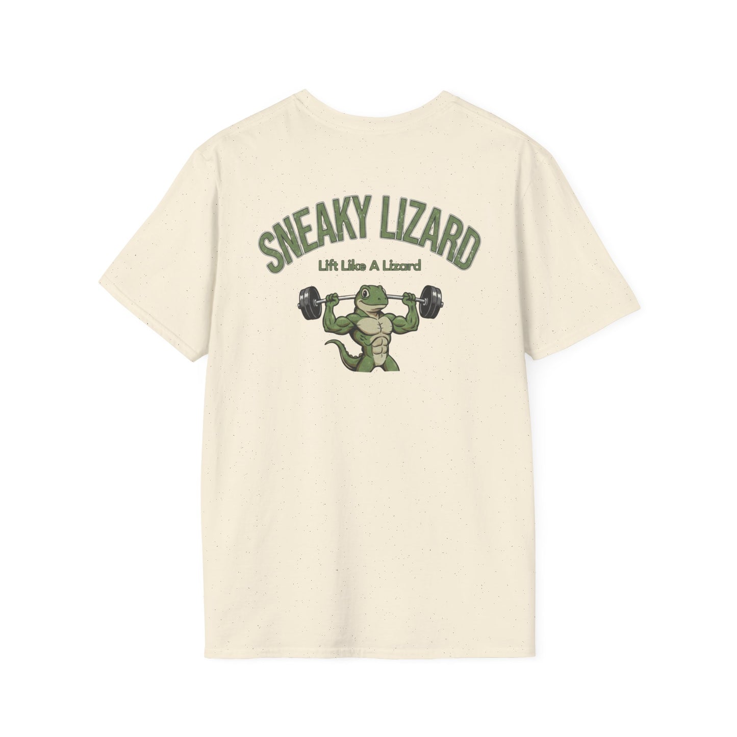 Sneaky Lizard Active T-Shirt — "Lift Like A Lizard" Gym Tee