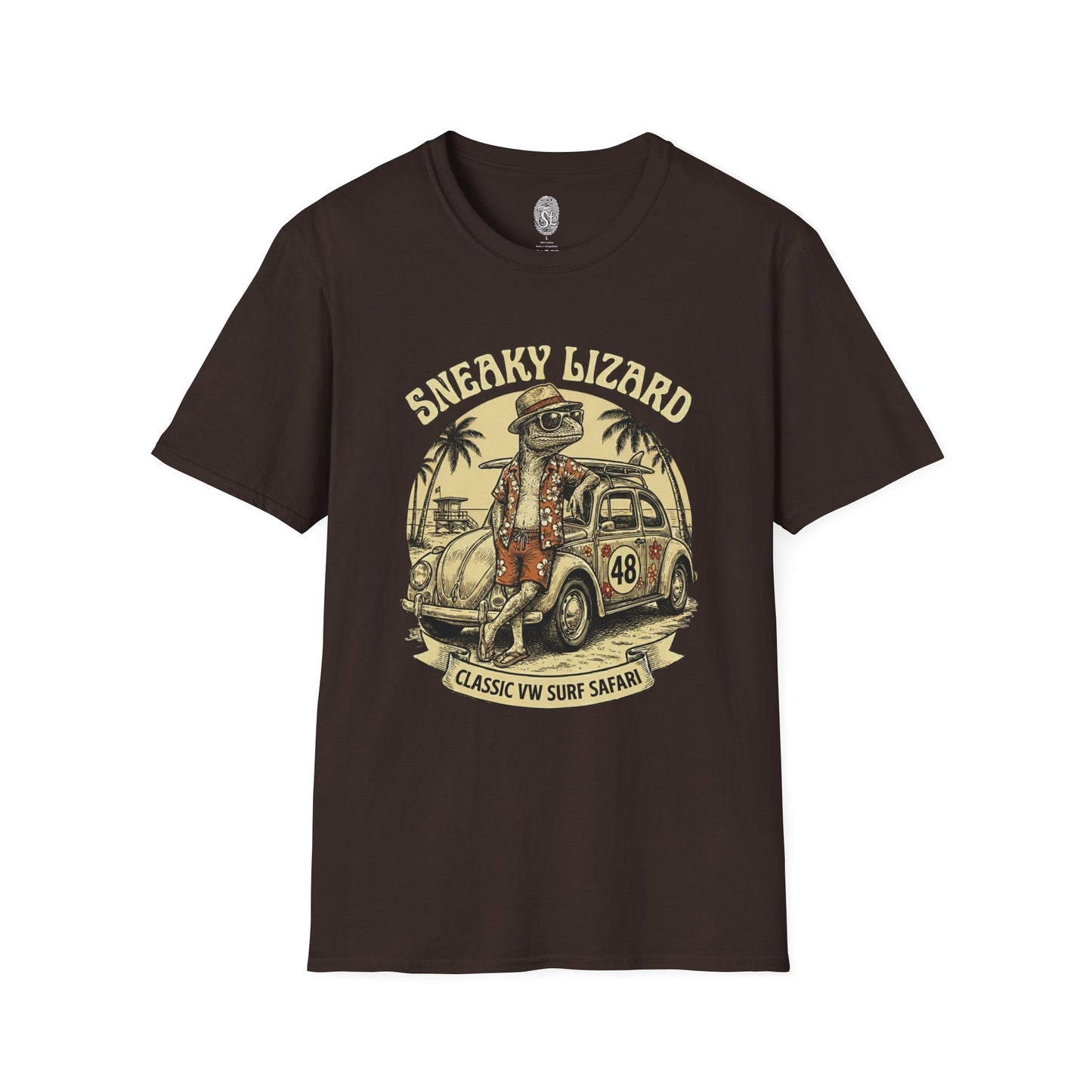 Sneaky Lizard Classic Surf Safari T-Shirt