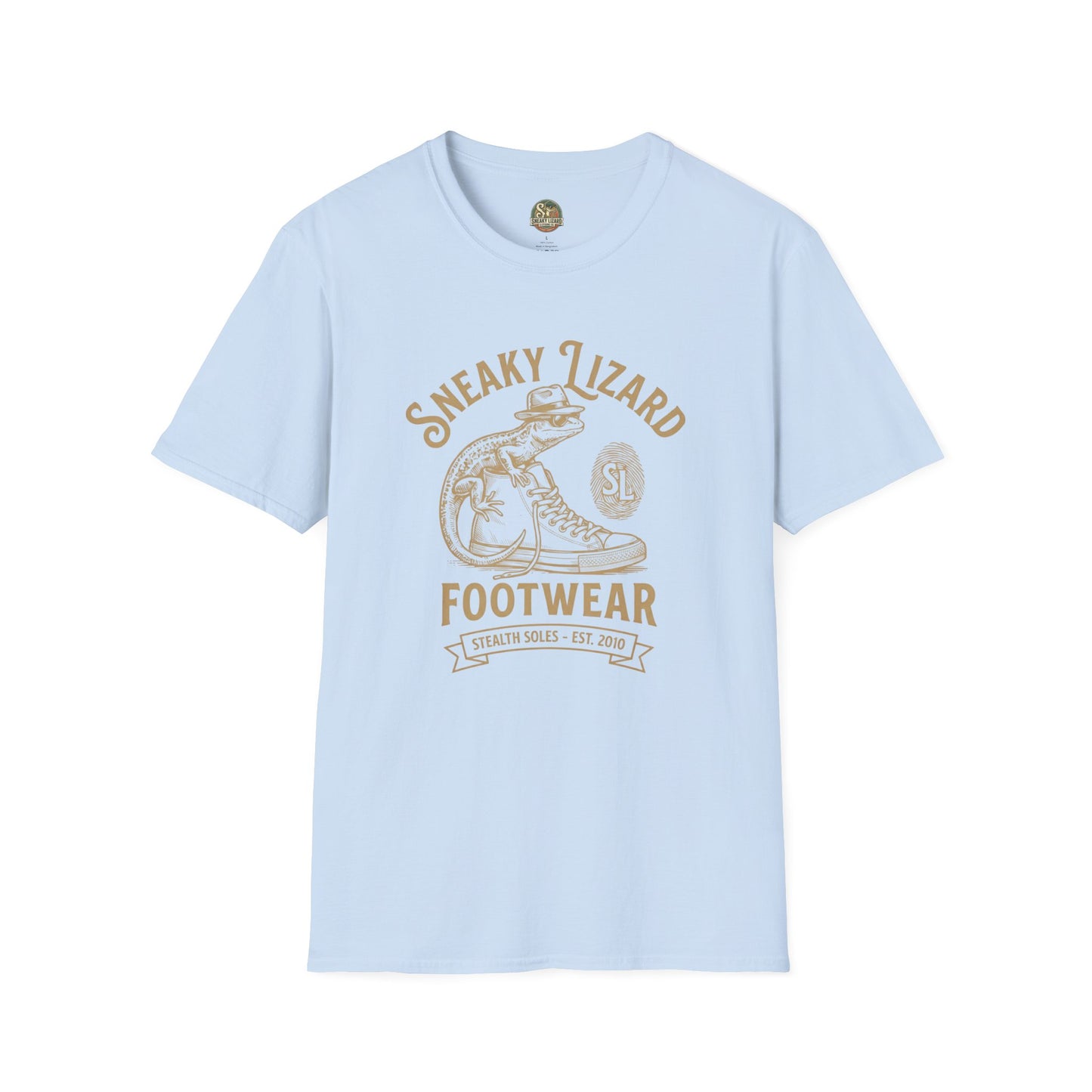 Sneaky Lizard Legendary Soles T-shirt | Vintage Workshop Graphic Shirt