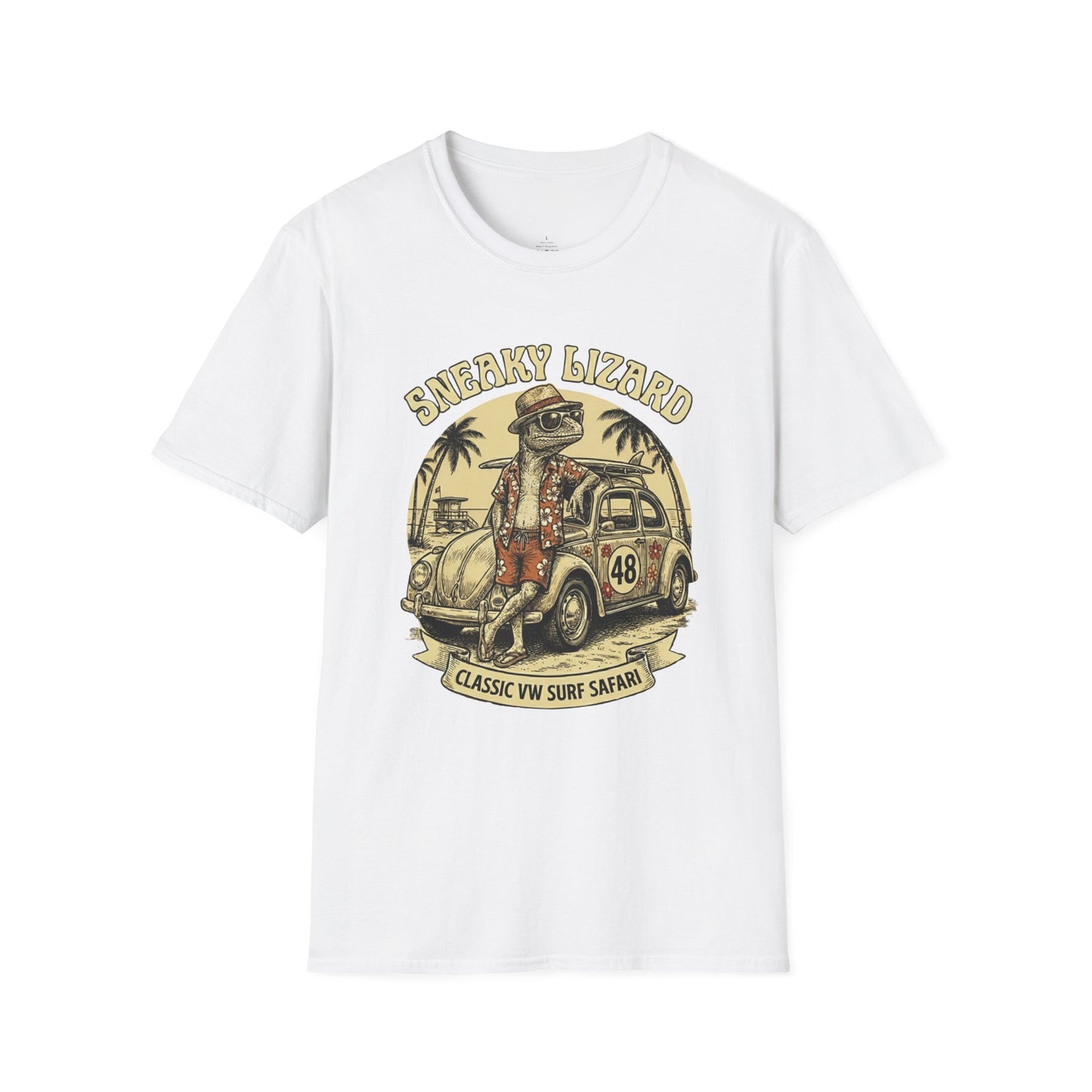 Sneaky Lizard Classic Surf Safari T-Shirt