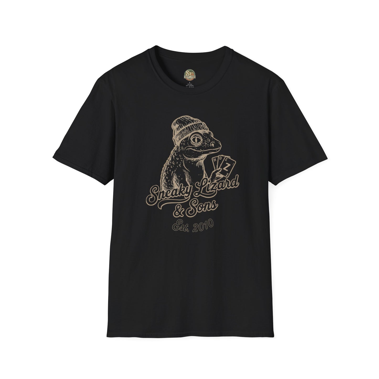 Sneaky Lizard & Sons Family Heritage Tee | Vintage Poker Lizard Graphic