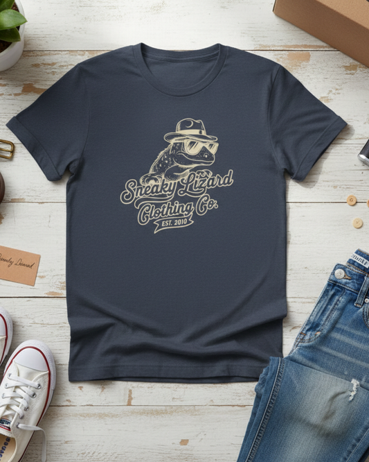 Sneaky Lizard Original Signature T-shirt | Vintage Relaxed Fit | The "Original" T-shirt