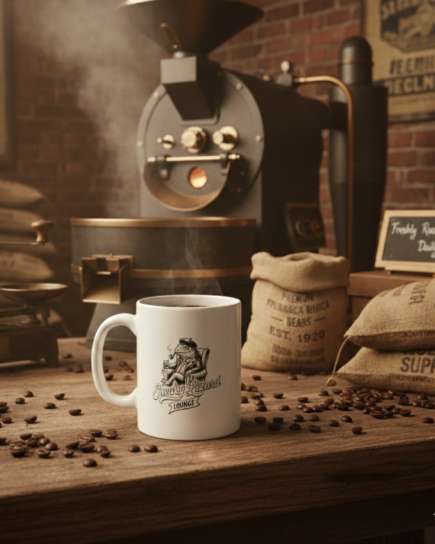 Sneaky Lizard Lounge Mug: The Art of the Slow Sip | Coffee Cup (11oz, 15oz)