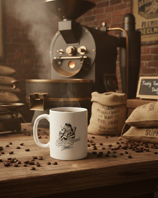Sneaky Lizard Lounge Mug: The Art of the Slow Sip | Coffee Cup (11oz, 15oz)