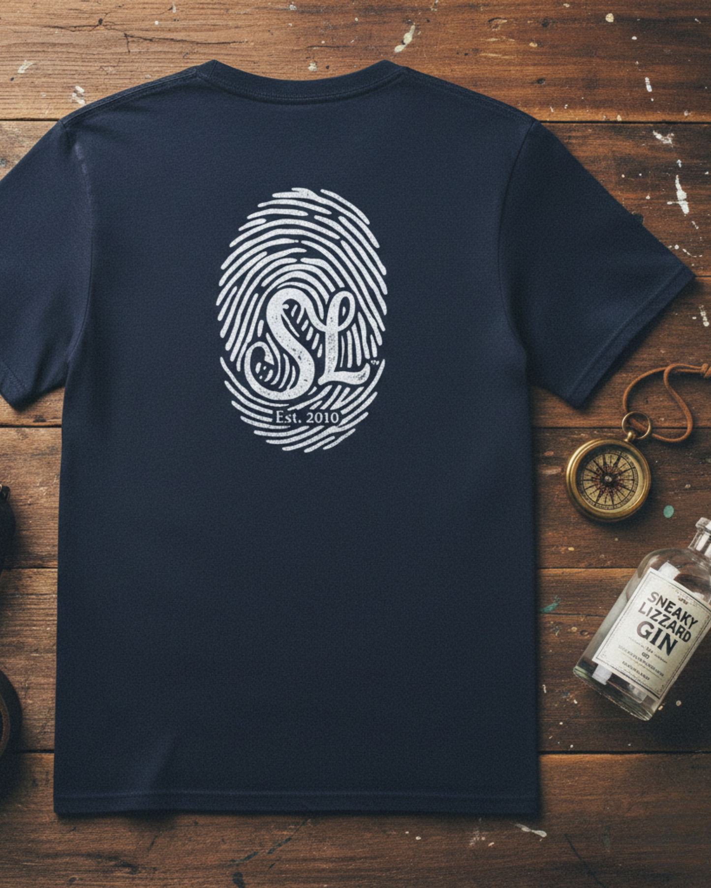 Sneaky Lizard Co. – Vintage Heritage Tee: The Signature EditionSneaky Lizard Signature Collection T-Shirt — 'SL' Identity Tee