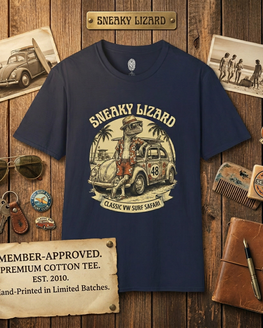 Sneaky Lizard Classic Surf Safari T-Shirt
