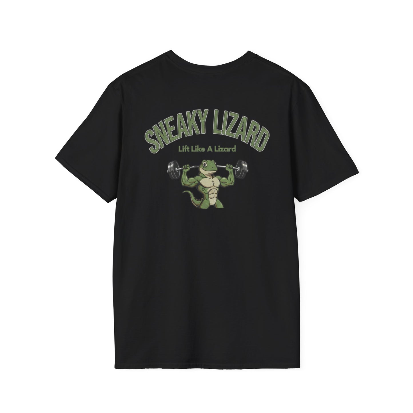 Sneaky Lizard Active T-Shirt — "Lift Like A Lizard" Gym Tee