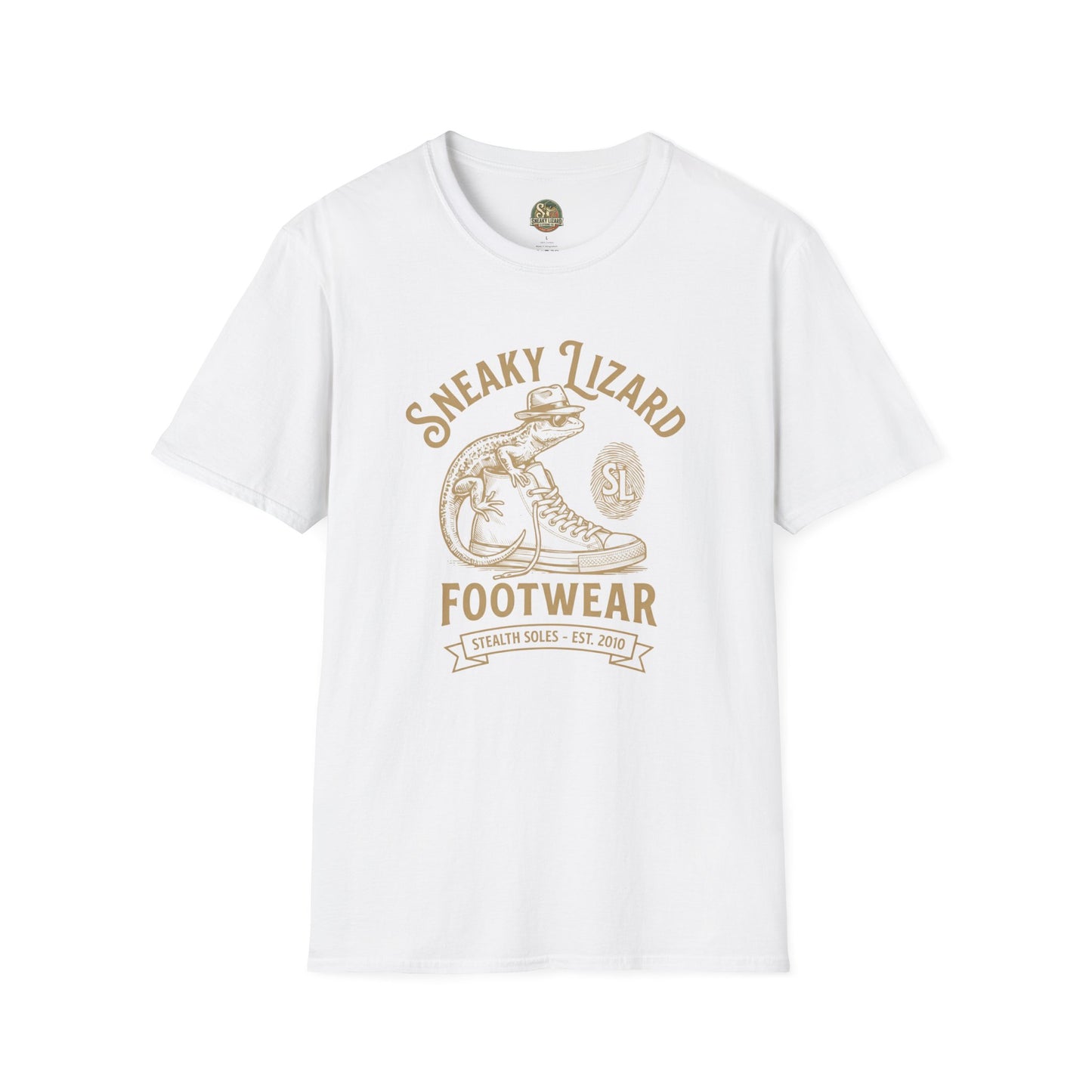 Sneaky Lizard Legendary Soles T-shirt | Vintage Workshop Graphic Shirt
