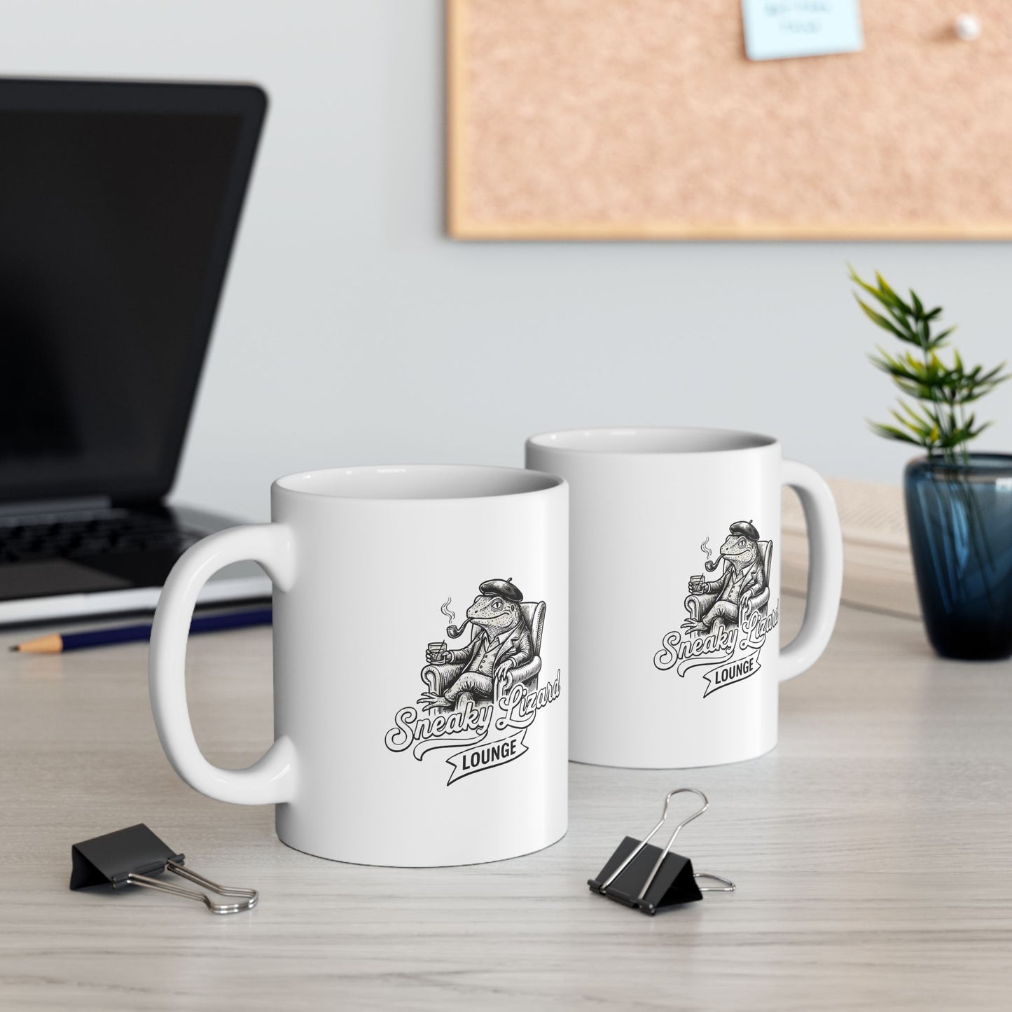Sneaky Lizard Lounge Mug: The Art of the Slow Sip | Coffee Cup (11oz, 15oz)