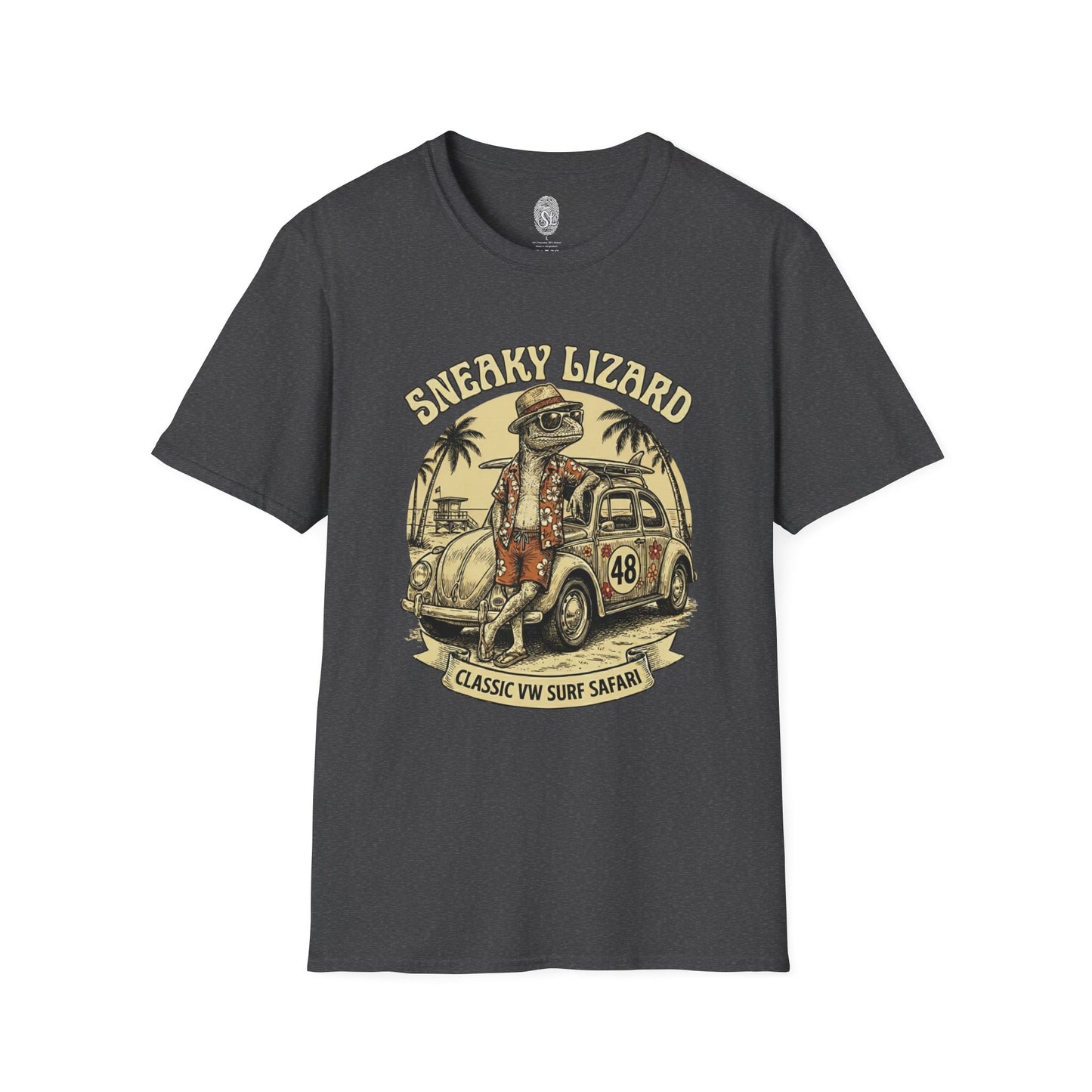 Sneaky Lizard Classic Surf Safari T-Shirt