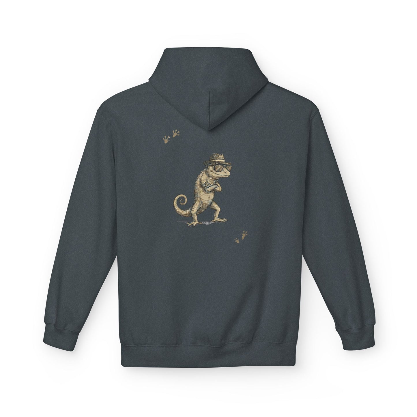 Sneaky Lizard & Sons Vintage Hoodie | Vintage Retro Lizard Fleece