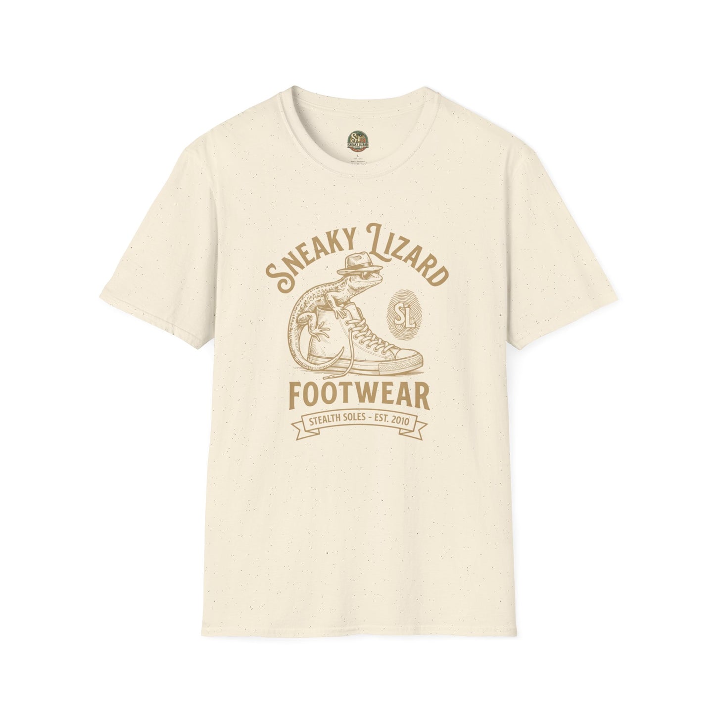 Sneaky Lizard Legendary Soles T-shirt | Vintage Workshop Graphic Shirt