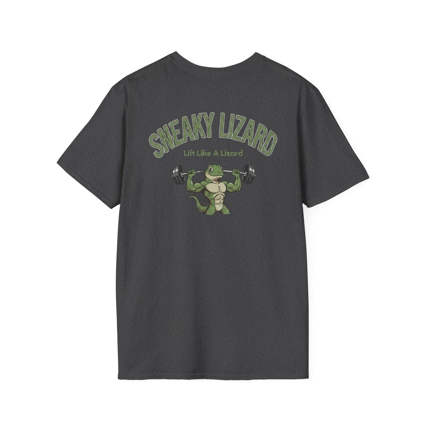 Sneaky Lizard Active T-Shirt — "Lift Like A Lizard" Gym Tee