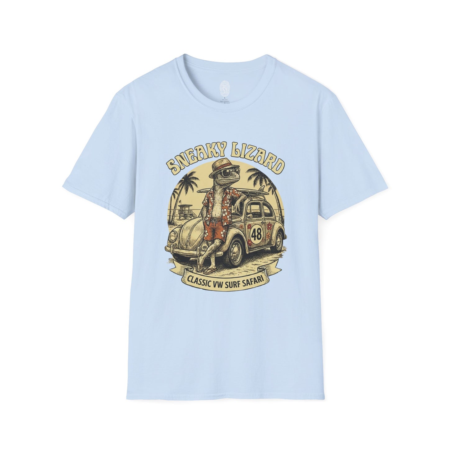 Sneaky Lizard Classic Surf Safari T-Shirt