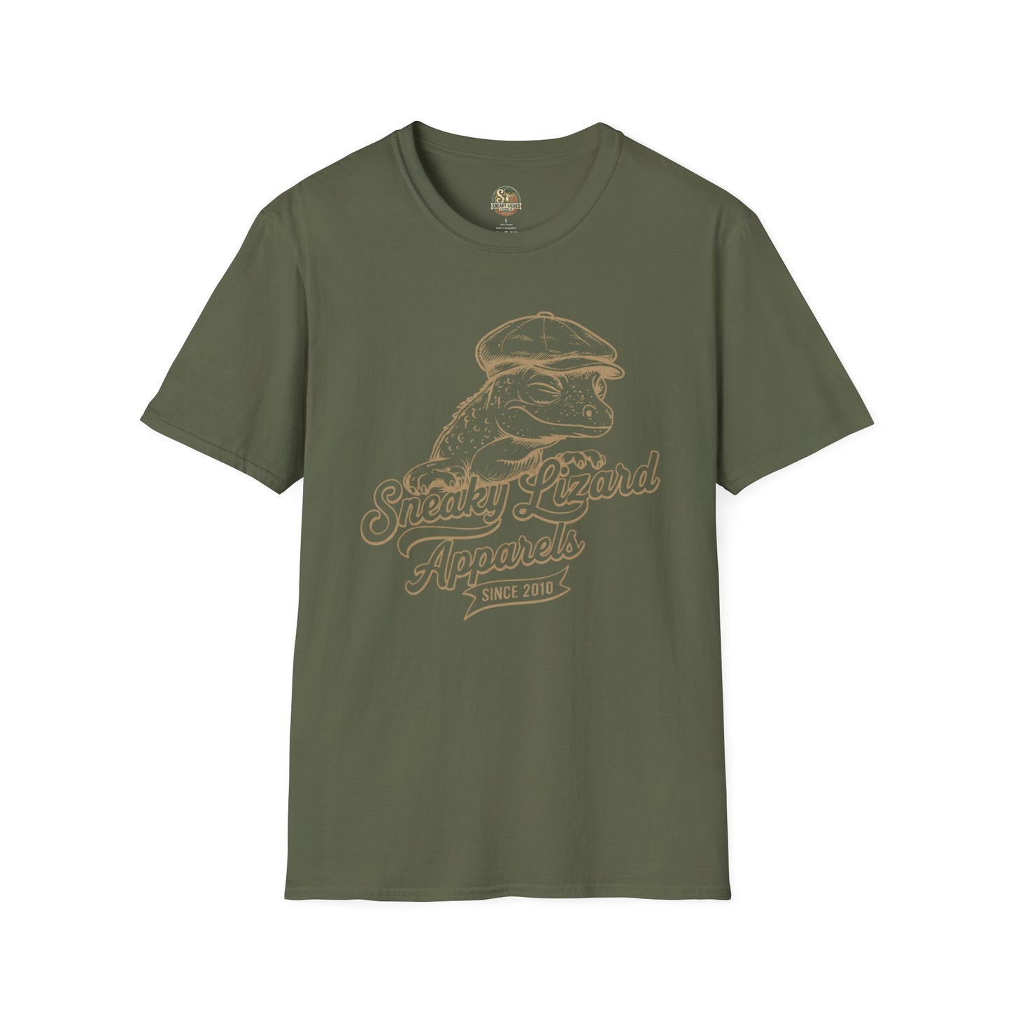 Sneaky Lizard Peaky Edition T-shirt | Vintage Graphic Apparels T-Shirt